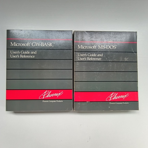 Other - Phoenix MS-DOS and GW-BASIC User's Guide User's Reference Manuals - 1988